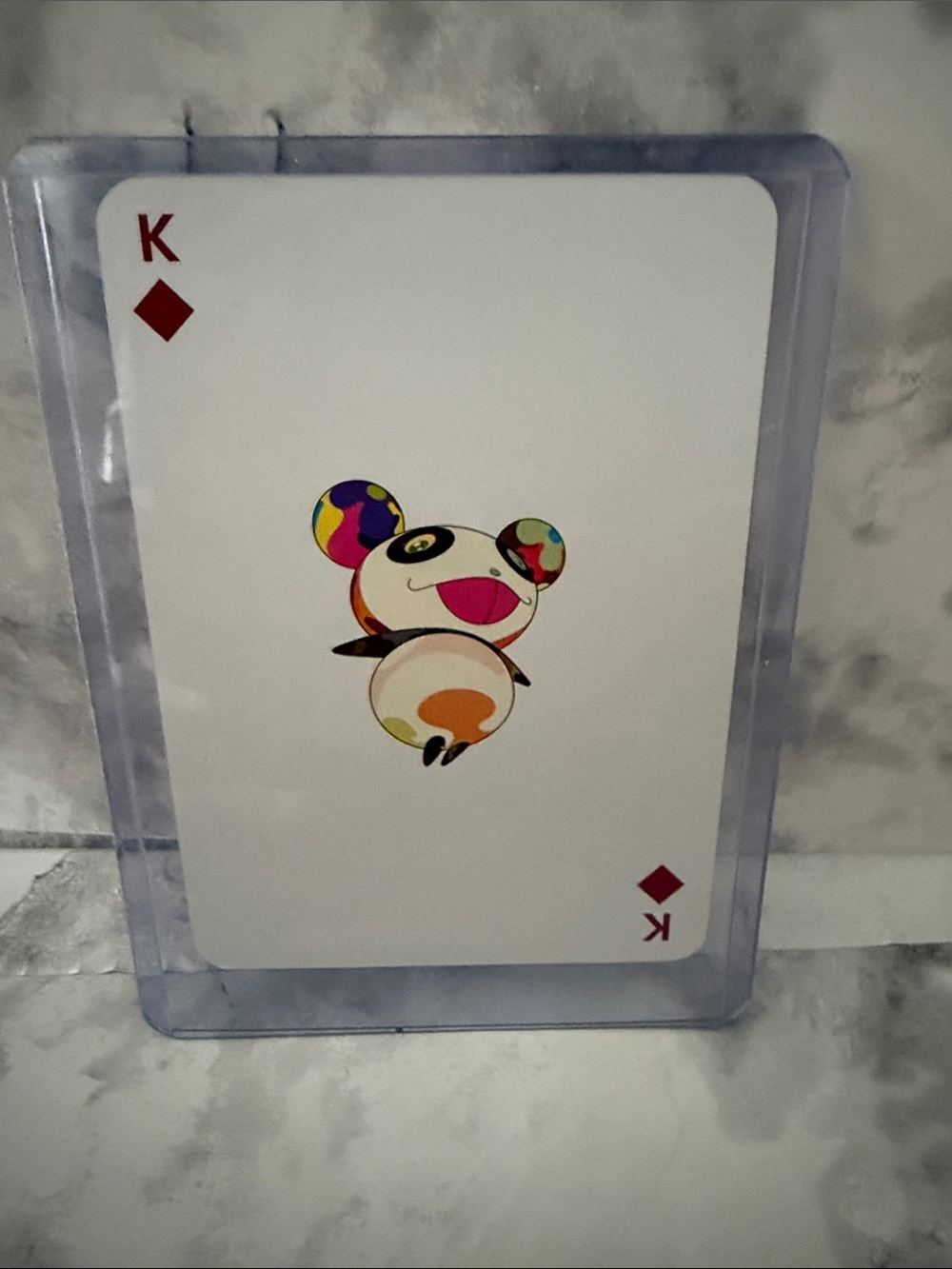 Louis Vuitton Panda King of Diamonds Takashi Murakami Black Monogram Card - Picture 3 of 4